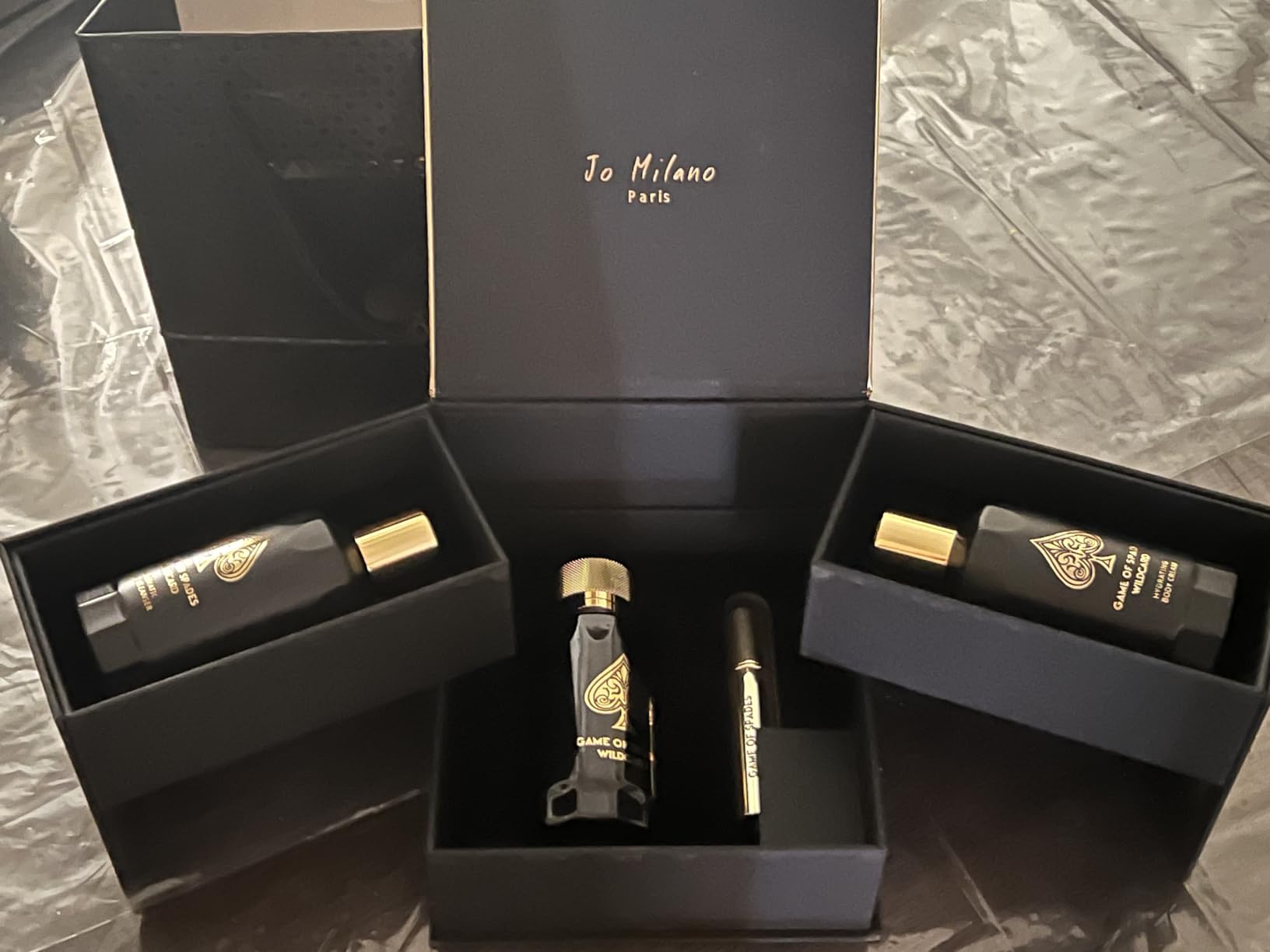 Jo Milano Spade Game Unisex Perfume Spray 3.4oz (100ml) - Luxury Genderless Fragrance, Amber & Musk Scent, TikTok Viral Clean Scent for Date Night & Gifting